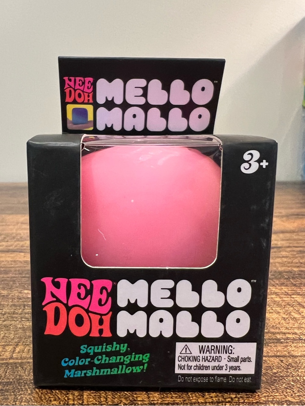 🔥Authentic & Awesome NeeDoh Mello Mallo Color-Changing Squishy Marshmallow🩷Pink